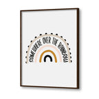 Over The Rainbow Wall Art Canvas Print for Kids Room