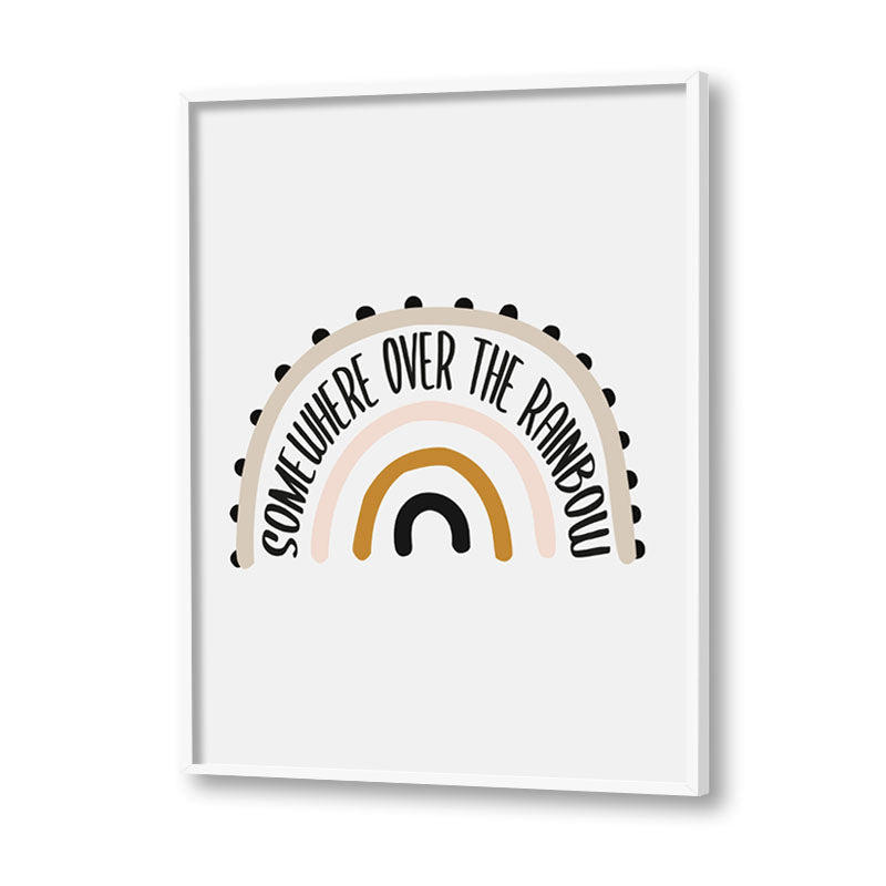 Over The Rainbow Wall Art Canvas Print for Kids Room