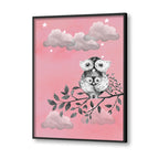 Owls Wall Art Canvas Print for Kids Room
