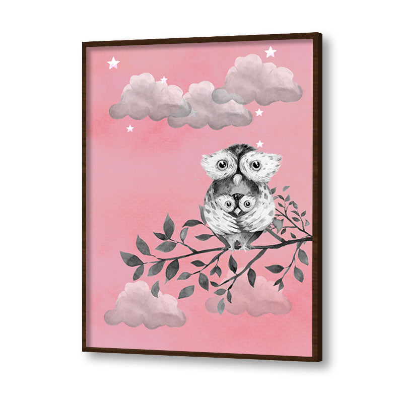 Owls Wall Art Canvas Print for Kids Room