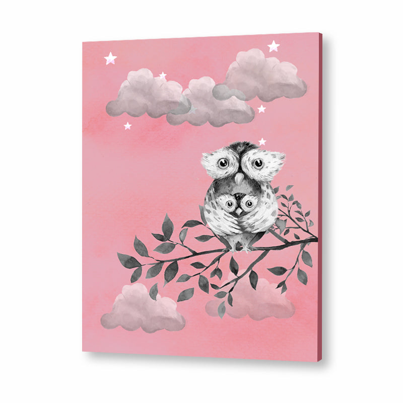 Owls Wall Art Canvas Print for Kids Room