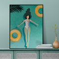 Pool Vibes No. 1 – Wall Art Canvas Print for Kids Room