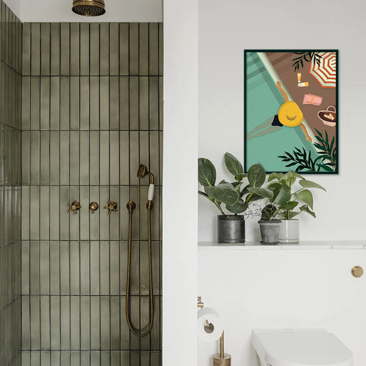 Pool Vibes 2 Wall Art Canvas Print for Kids Room