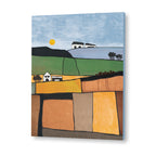 Country Landscape Nature Canvas Art Print for Wall