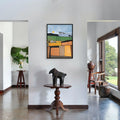 Country Landscape Nature Canvas Art Print for Wall
