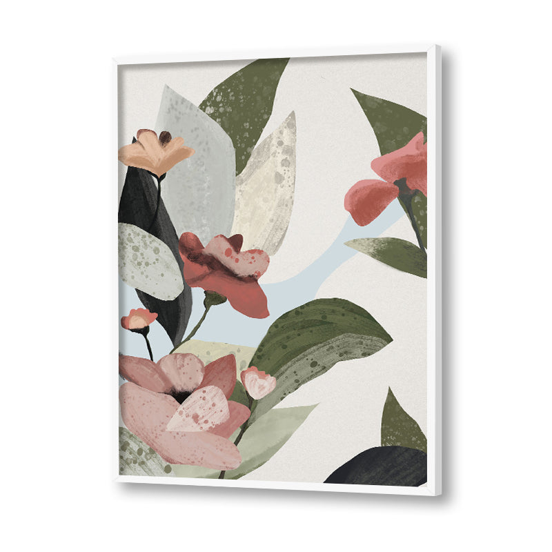 Pastel Floral 5 Nature Artwork Canvas Wall Print