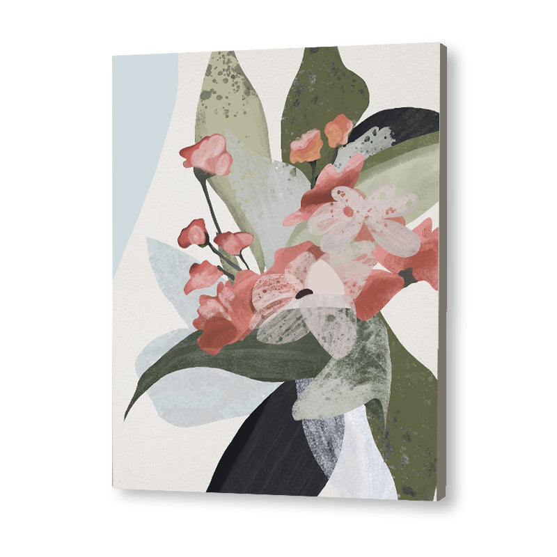 Pastel Floral 3 Nature Artwork Canvas Print for Wall