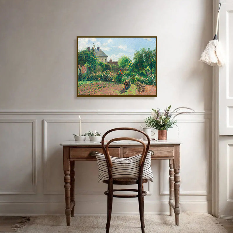 French Landscape No. 1 – Nature Canvas Art Print for Wall shown in a room