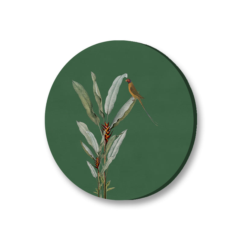 Grove 3 (Round) Nature Artwork Canvas Print for Wall
