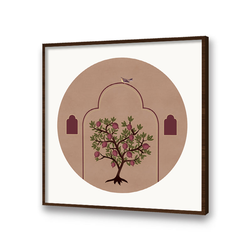 Brown frame