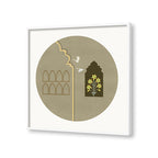 Grove No. 6 (Square) – Nature Art Canvas Print for Wall