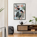 Pastel Floral 1 Abstract Canvas Wall Art Print