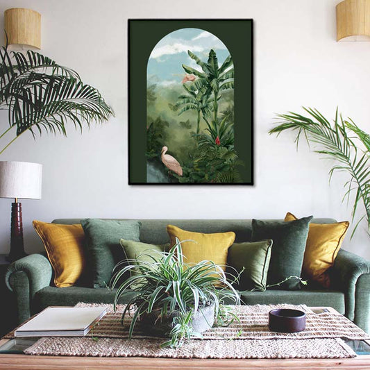 Tropical Jungle 2 Nature Artwork Canvas Wall Print