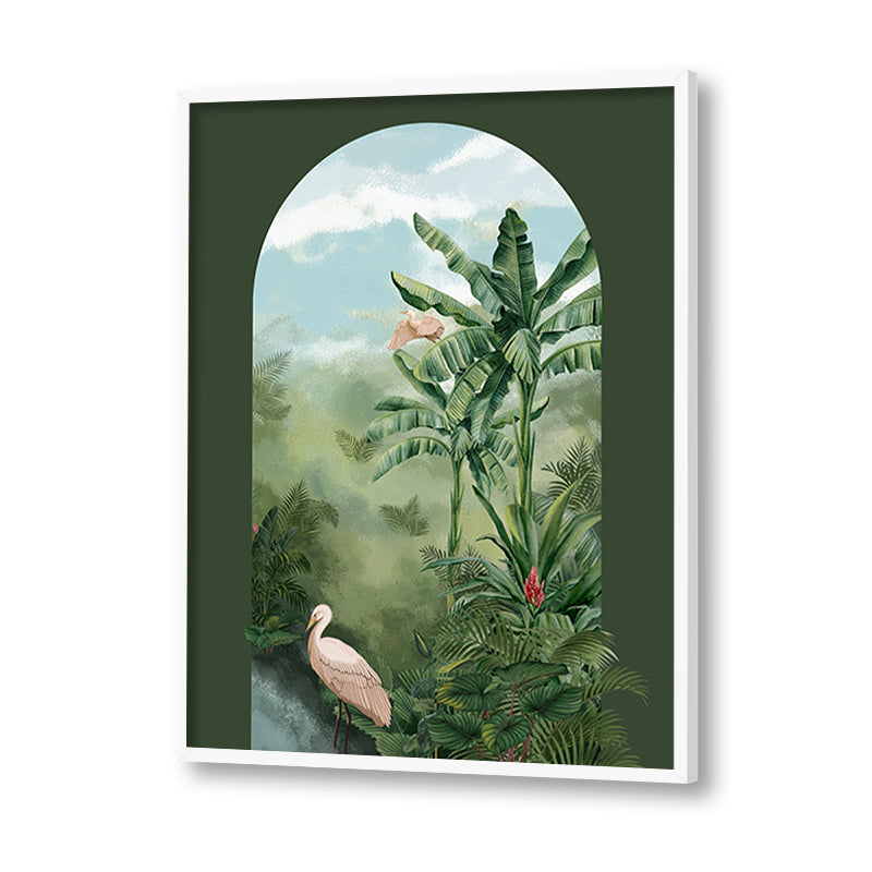 Tropical Jungle 2 Nature Artwork Canvas Wall Print
