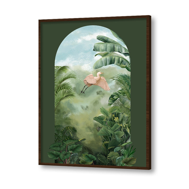 Brown frame
