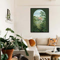 Tropical Jungle 1 Nature Artwork Canvas Wall Print