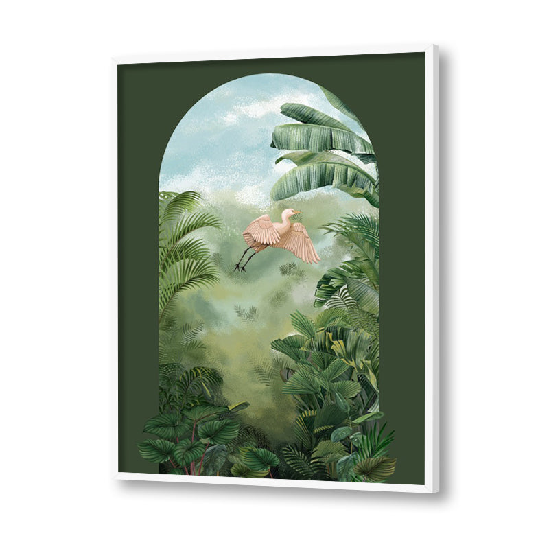 White frame