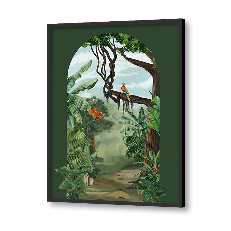 Tropical Jungle 4 Nature Art Canvas Wall Print