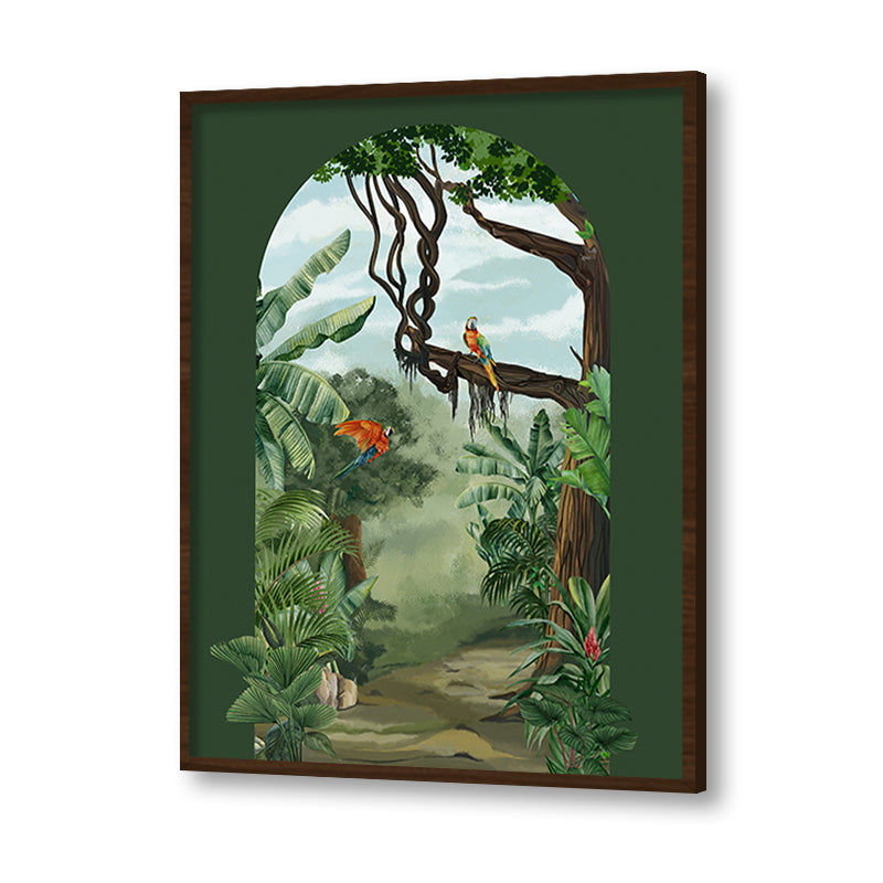 Tropical Jungle 4 Nature Art Canvas Wall Print