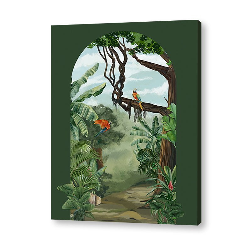 Tropical Jungle 4 Nature Art Canvas Wall Print