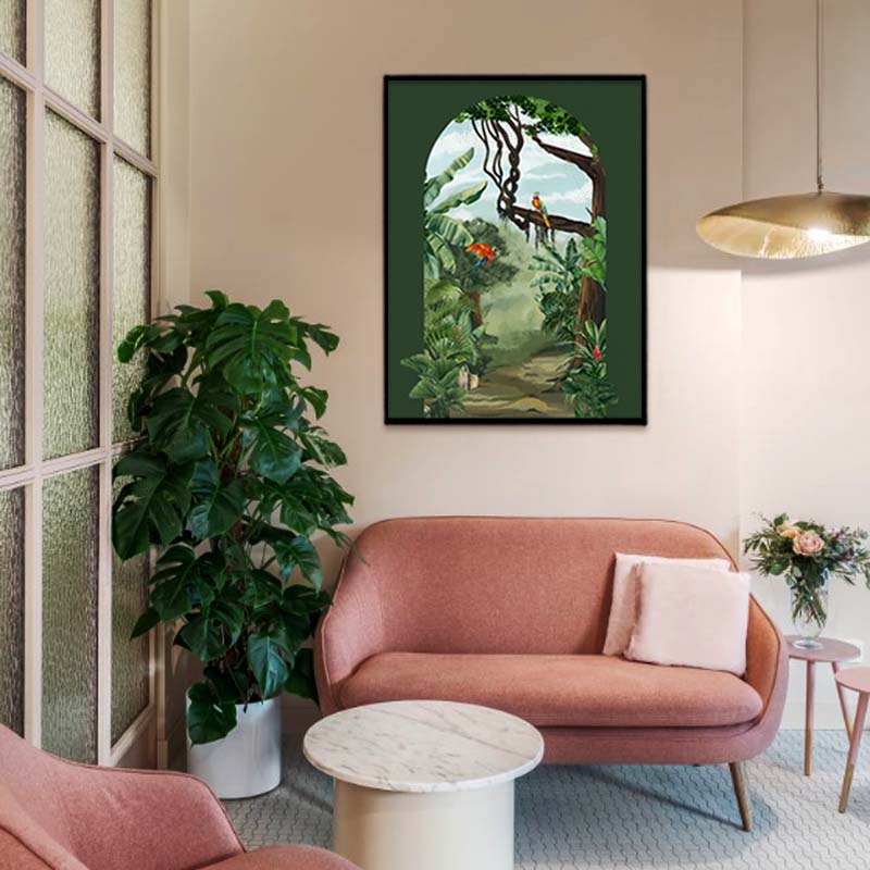 Tropical Jungle 4 Nature Art Canvas Wall Print