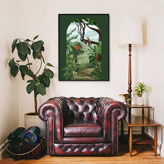 Tropical Jungle 4 Nature Art Canvas Wall Print