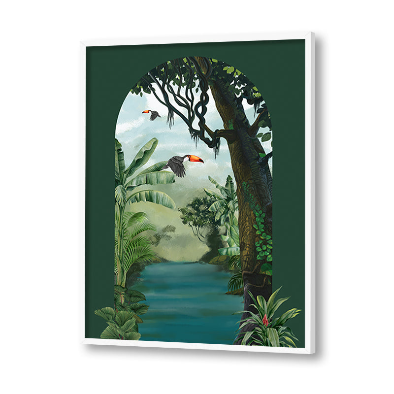 Tropical Jungle 6 Nature Artwork Canvas Print for Wall