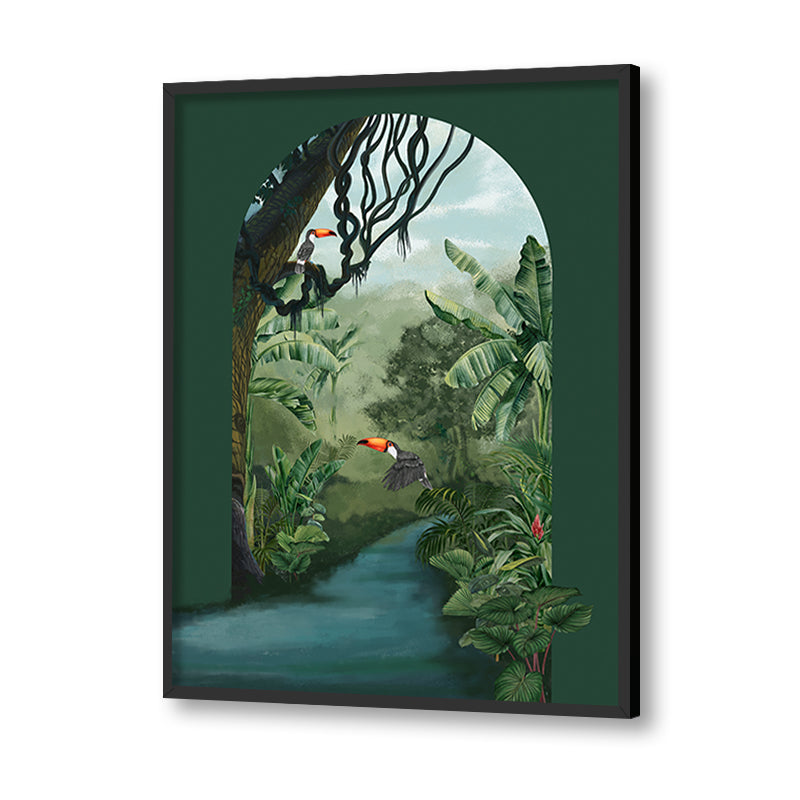 Tropical Jungle 7 Nature Canvas Art Print for Wall