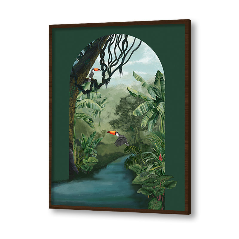 Tropical Jungle 7 Nature Canvas Art Print for Wall