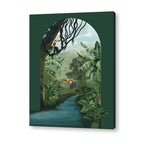 Tropical Jungle No. 7 – Nature Canvas Art Print for Wall