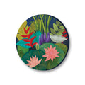 Tryst With Nature 1 (Round) Artwork Canvas Wall Print