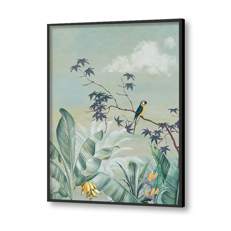 Utopian Jungle 1 Nature Artwork Canvas Wall Print