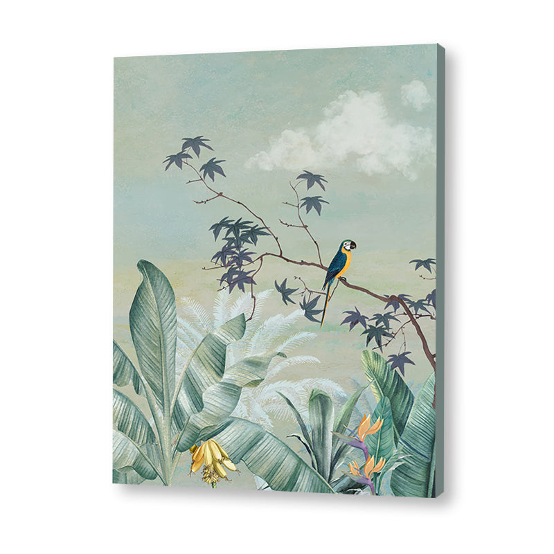 Utopian Jungle 1 Nature Artwork Canvas Wall Print