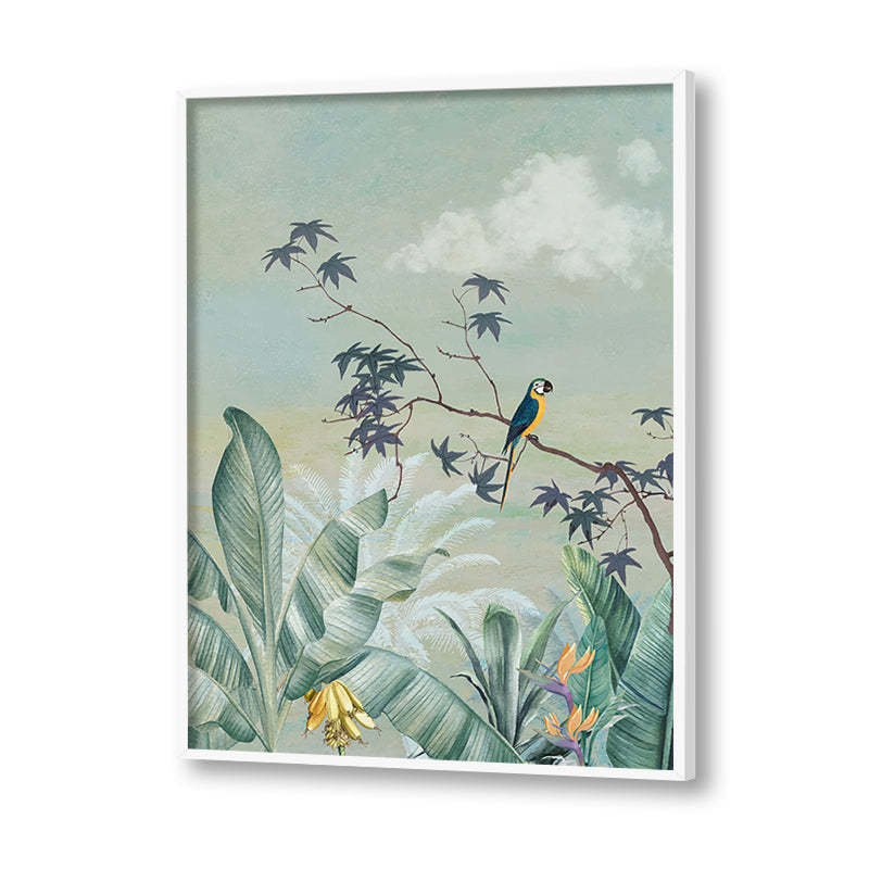 Utopian Jungle 1 Nature Artwork Canvas Wall Print