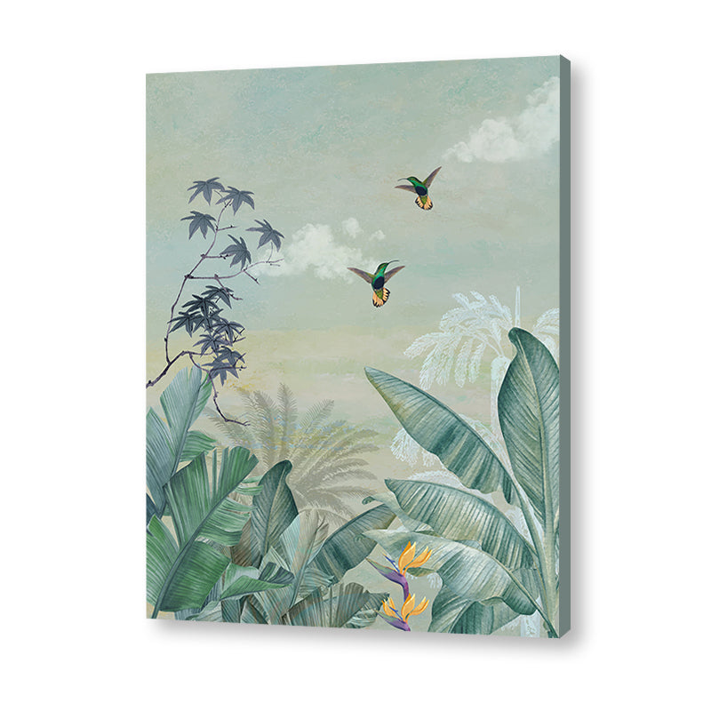 Utopian Jungle 2 Nature Artwork Canvas Wall Print