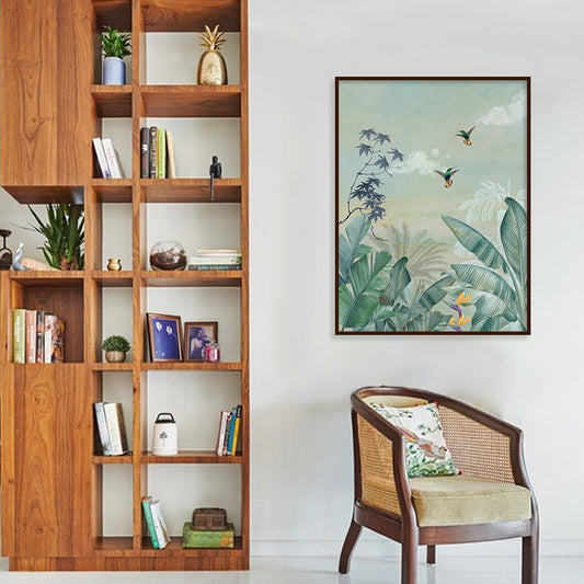 Utopian Jungle 2 Nature Artwork Canvas Wall Print