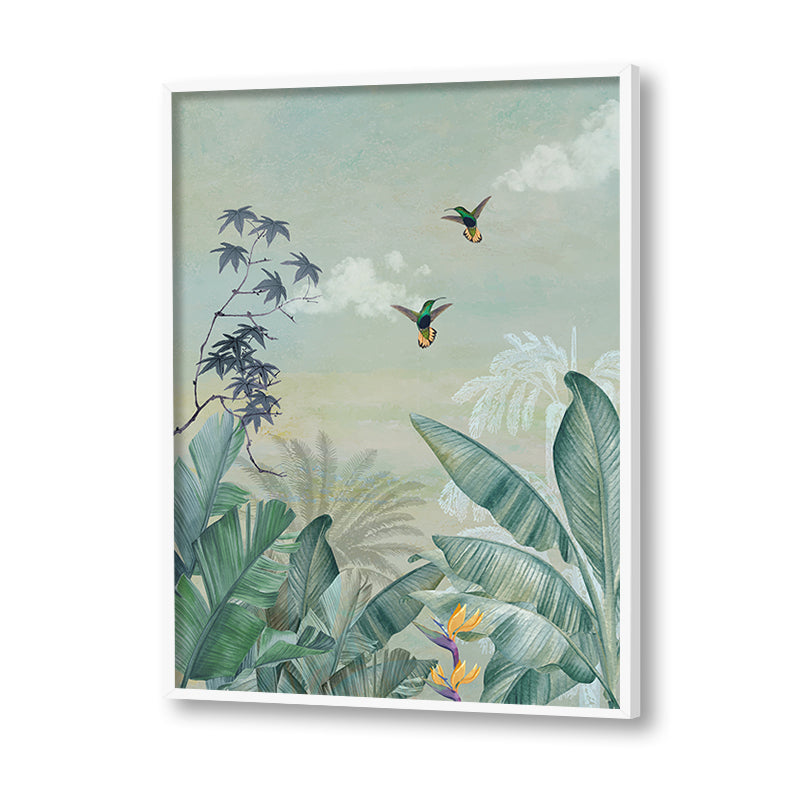 Utopian Jungle 2 Nature Artwork Canvas Wall Print