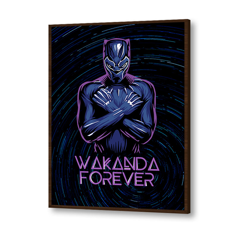 Black Panther Pop Artwork Canvas Print for Wall
