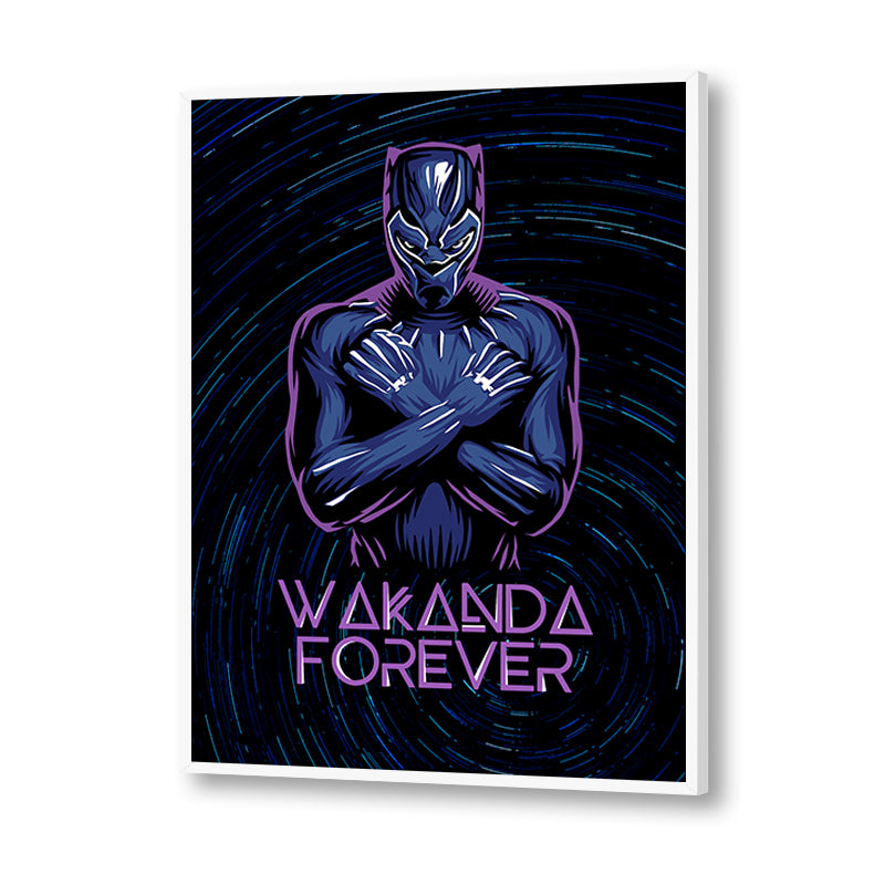 Black Panther Pop Artwork Canvas Print for Wall