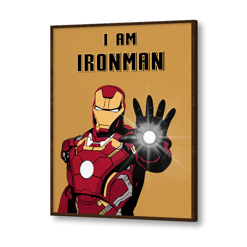 Ironman Pop Artwork Canvas Print for Wall