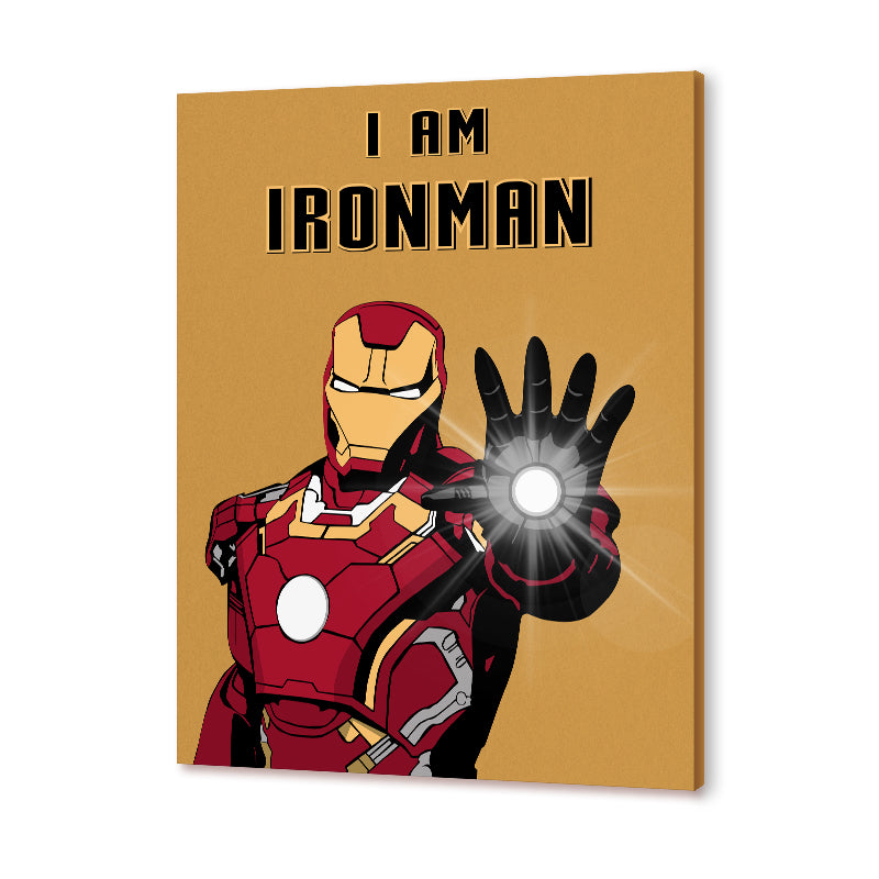 Ironman Pop Artwork Canvas Print for Wall