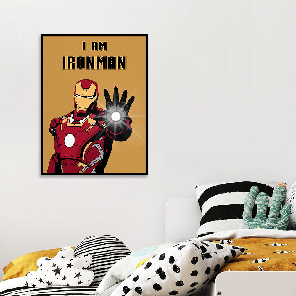 Ironman Pop Artwork Canvas Print for Wall