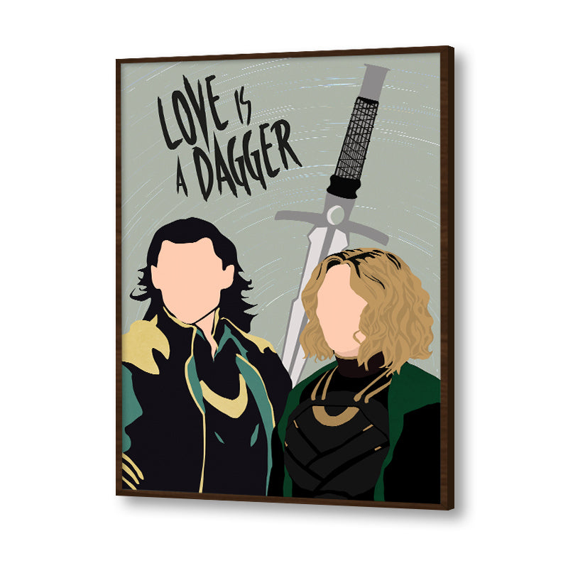 Loki Pop Artwork Canvas Print for Wall