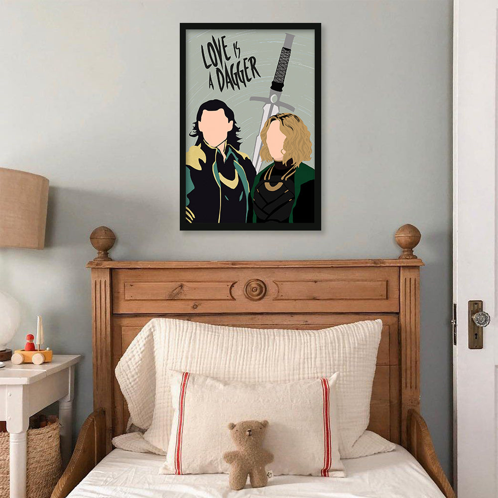 Loki Pop Artwork Canvas Print for Wall