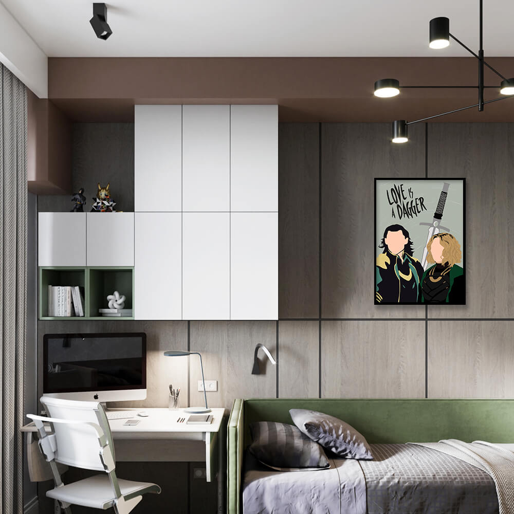 Loki Pop Artwork Canvas Print for Wall