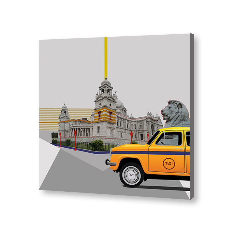 Oh Calcutta! Ambassador Pop Artwork Canvas Print for Wall