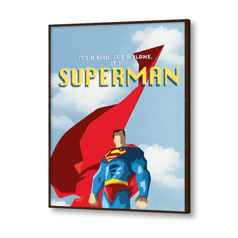 Superman Pop Artwork Canvas Print for Wall