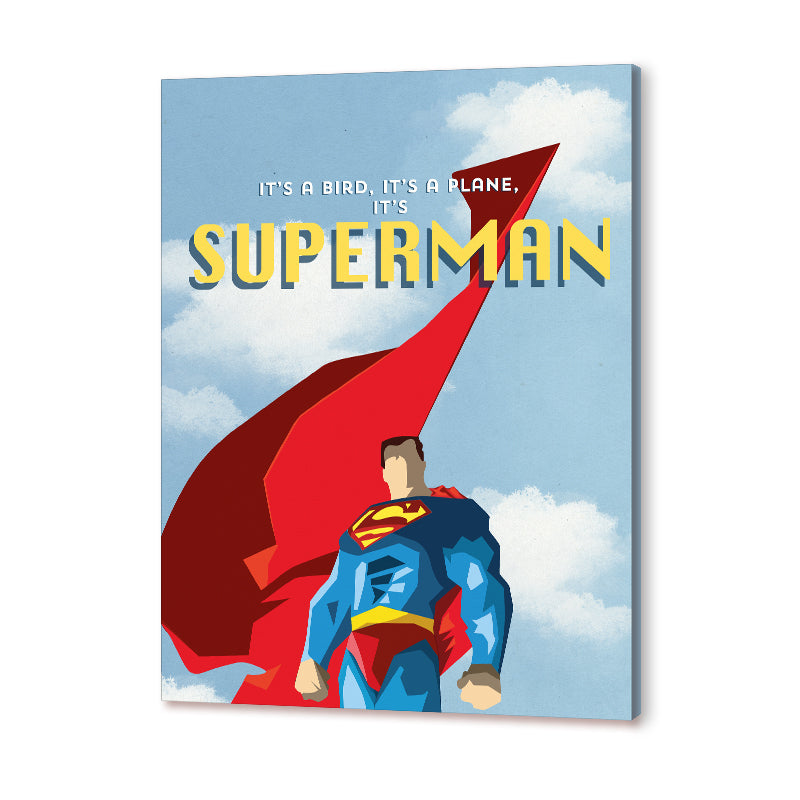 Superman Pop Artwork Canvas Print for Wall