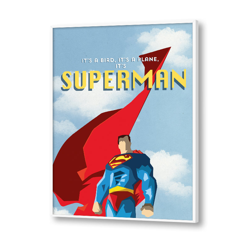 Superman Pop Artwork Canvas Print for Wall