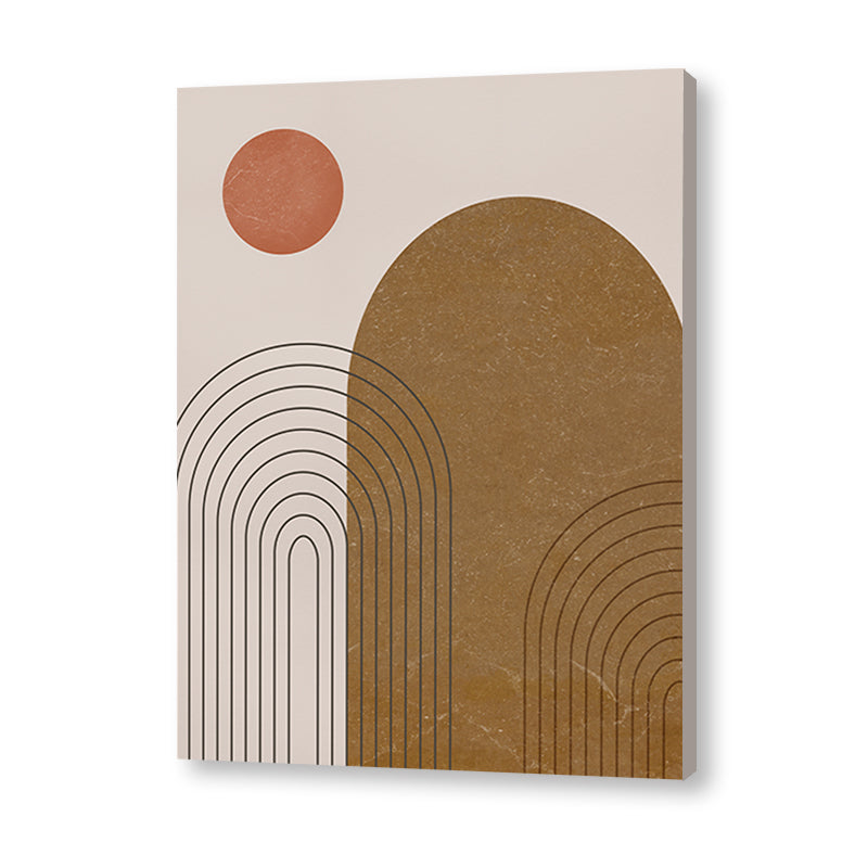 Incurve Scandinavian Canvas Wall Art Print